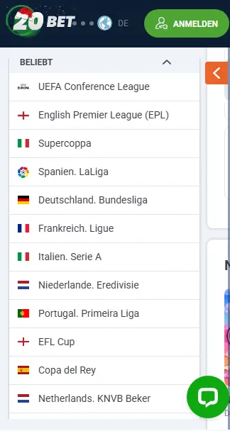Mobile Version 20BET CASINO